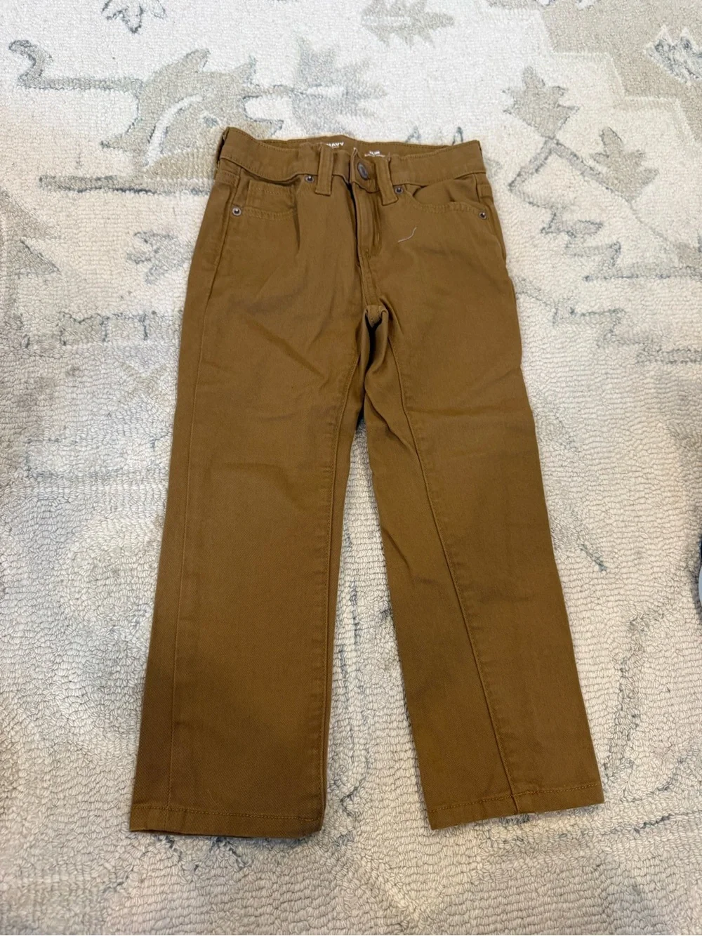 Old Navy Men's Tan Straight-Leg Chinos
